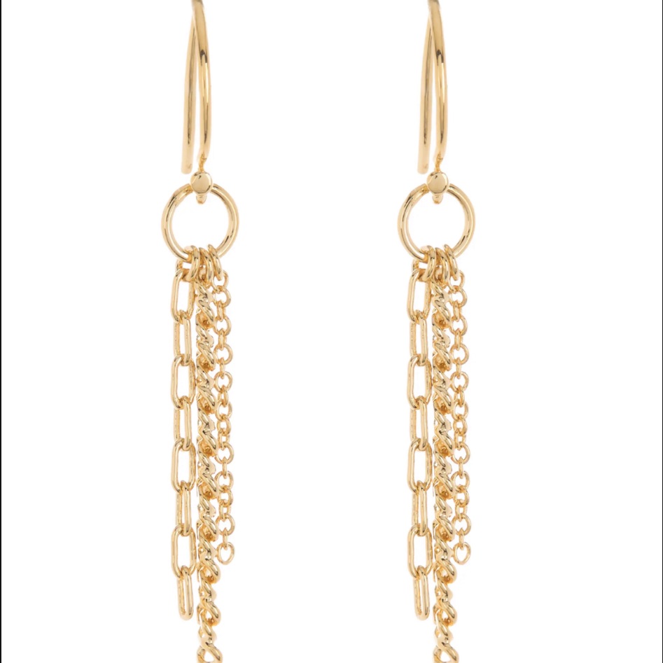 New Nadri Chain Drop Earrings 35$
